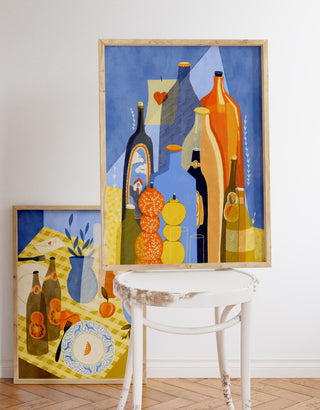 bottles plakat