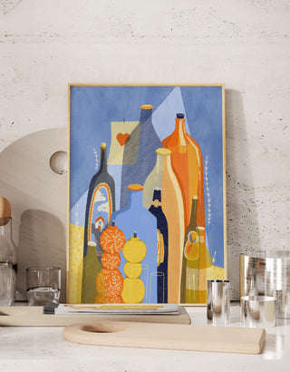 bottles plakat