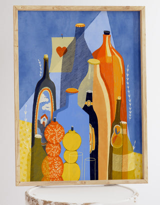 bottles plakat